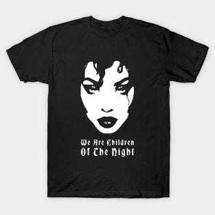 We Are Children Of The Night Goth Aesthetic T-Shirt